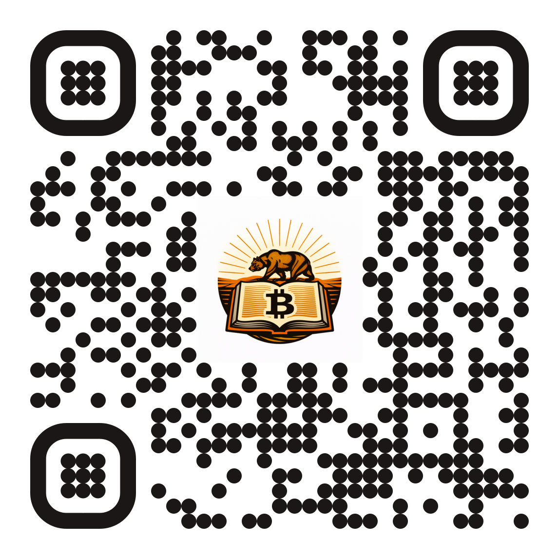 Lightning support QR code for California Bitcoin Education Lab