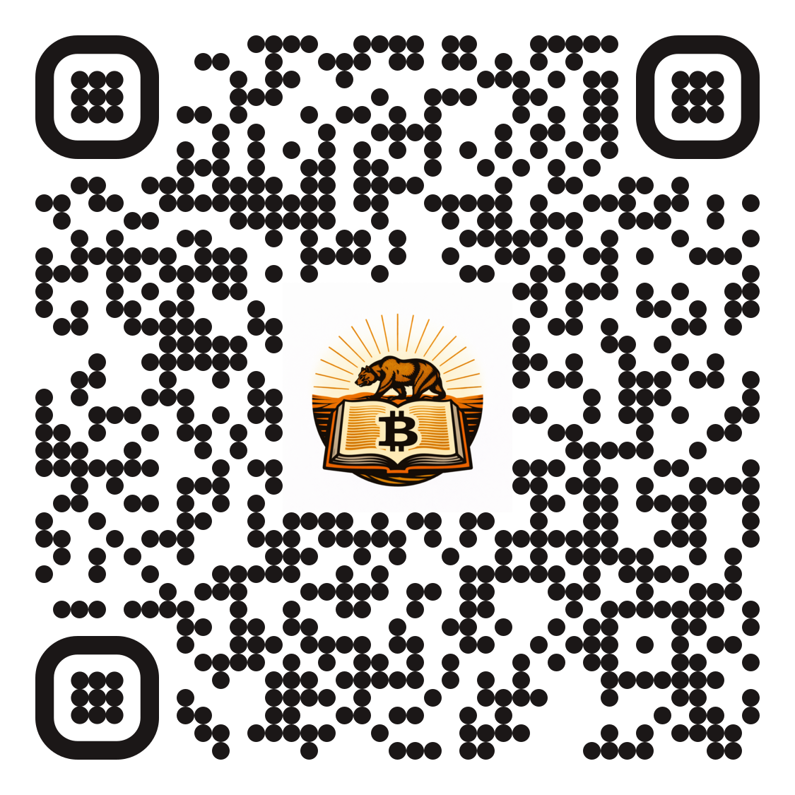 Support QR code for California Bitcoin Education Lab